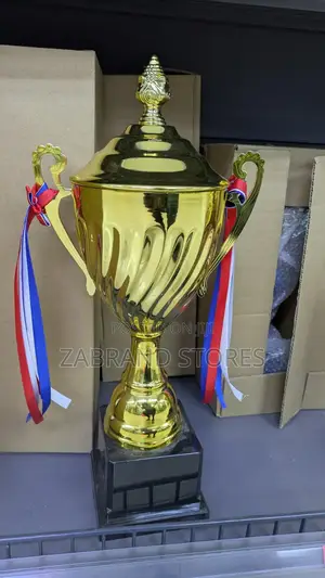 Golden Metallic Game Trophy Cup