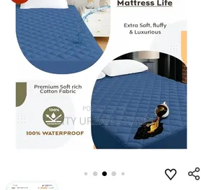 Light Blue Mattress Water Proof Protector