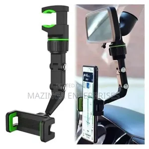 Universal Clip Cellphone Holder for Use in Vehicles or on Furniture