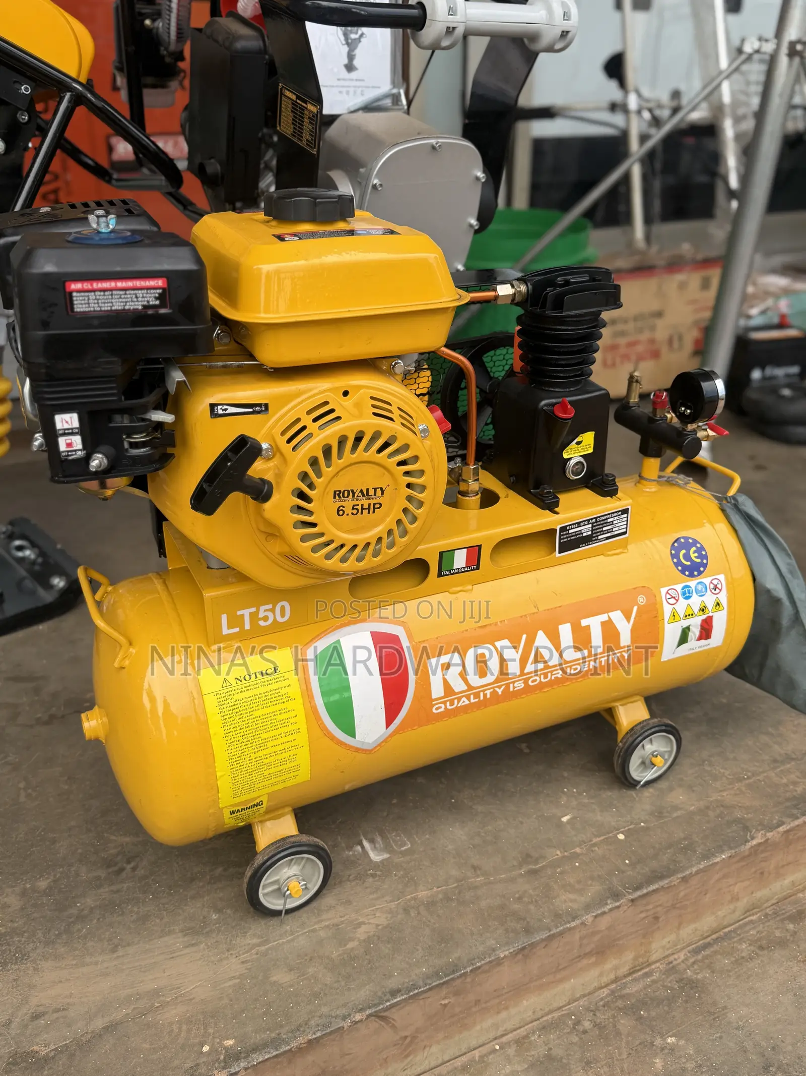 Air Compressor 50ltrs (Fuel Ran Type)