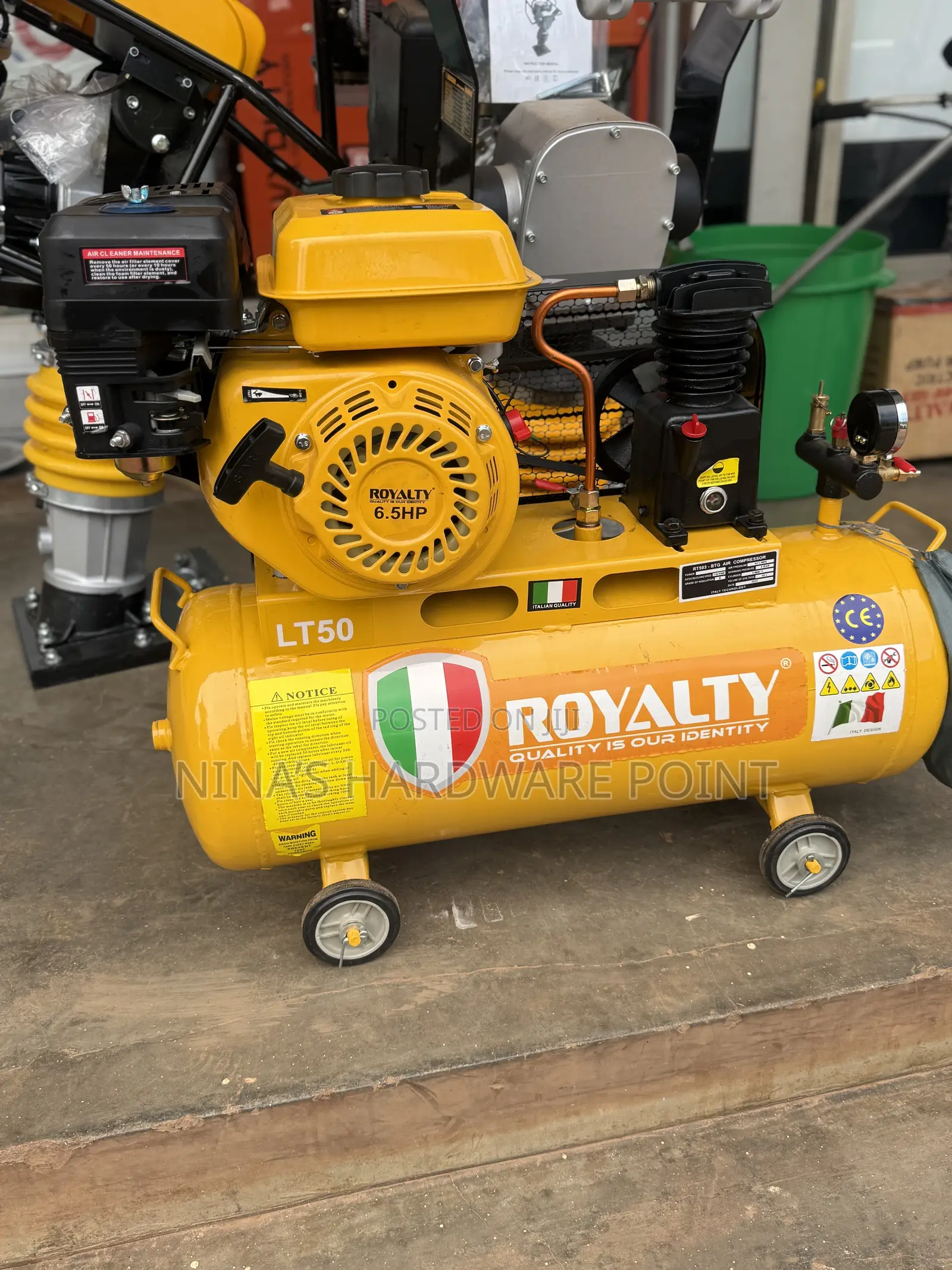 Air Compressor 50ltrs (Fuel Ran Type)