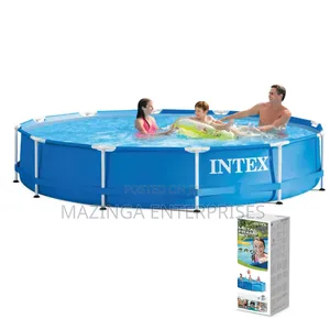 Intex 3m X 76cm Round Steel Frame Swimming Pool