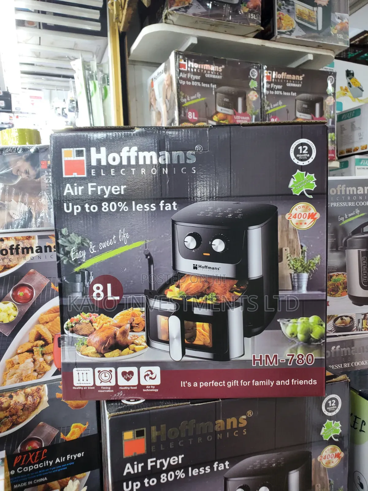 8l Manual Electric Airfry Hoffmans
