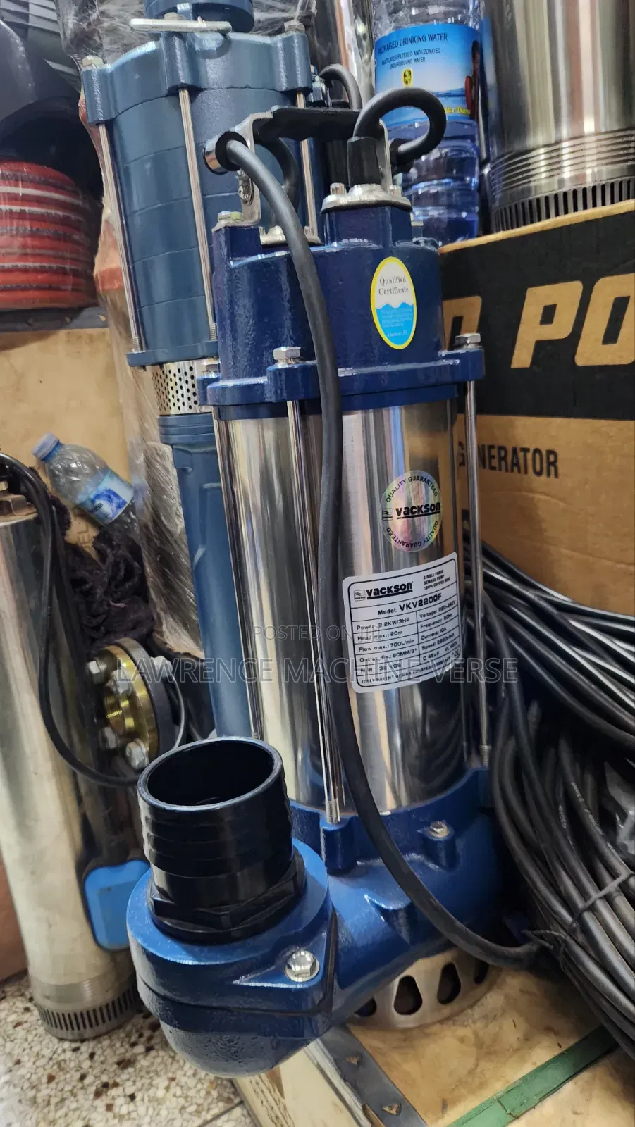 Sewage Submersible Pump 3" 3hp