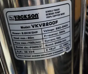 Sewage Submersible Pump 3" 3hp
