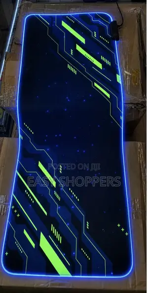 Mouse Pad Large Desk Mat With Built-in Led Lighting for Gaming Setups