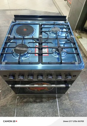 3*1 SPJ Cooker With Electric Oven. 60by60 3*1 Cooker and Burner