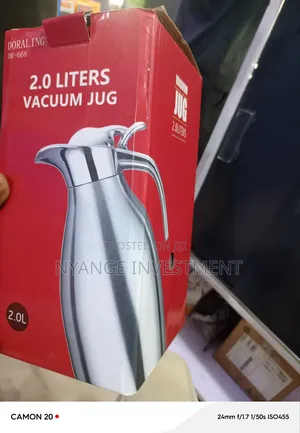 Dola Ring Vacuum Flask and Jug. 2.0l Luxury Flask