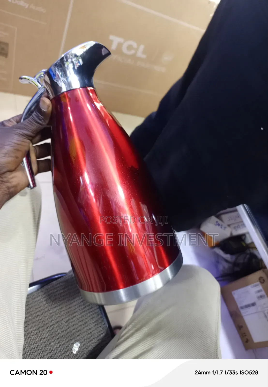 Dola Ring Vacuum Flask and Jug. 2.0l Luxury Flask