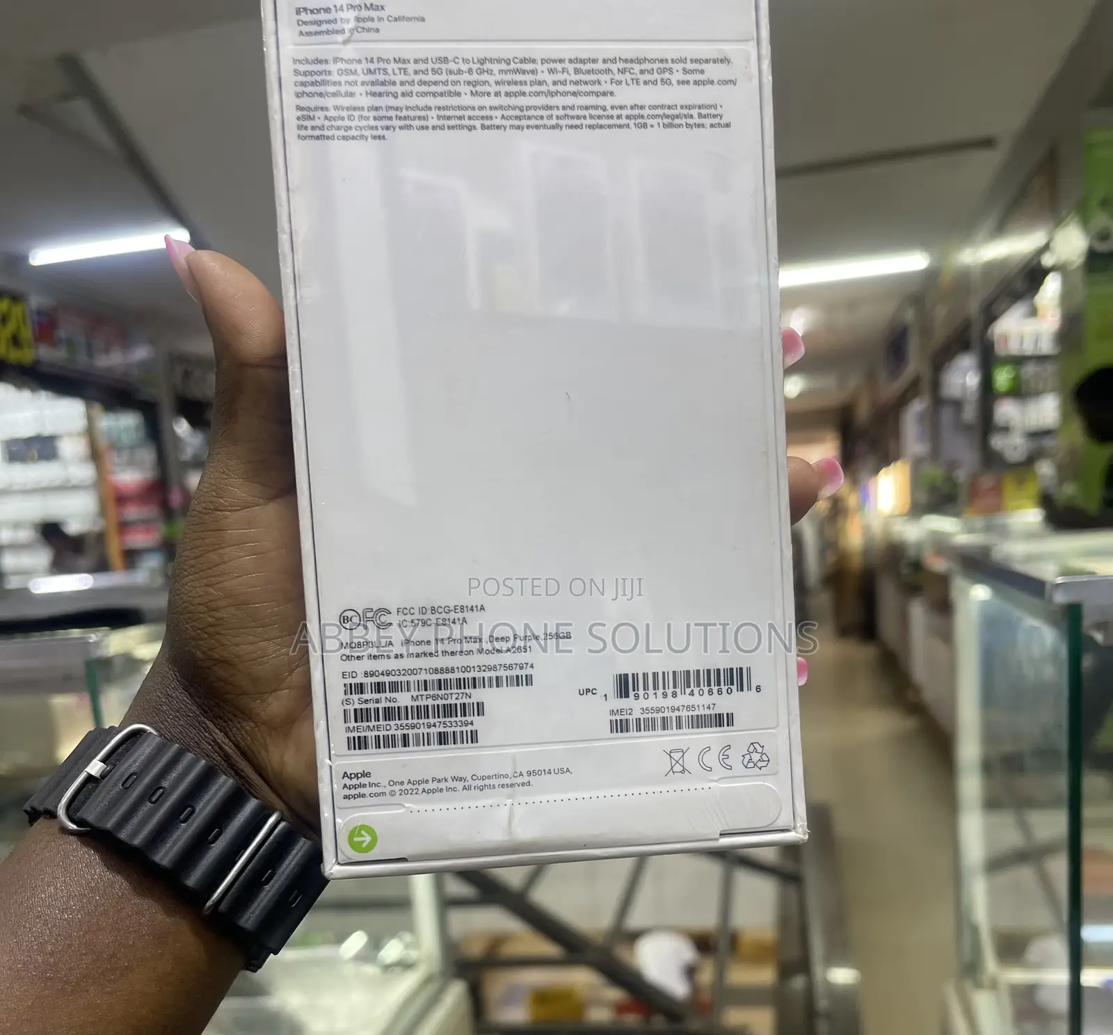 New Apple iPhone 14 Pro Max 256 GB Purple