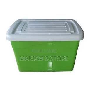 Plastic Storage Containers Available in Various Colors and Capacities,