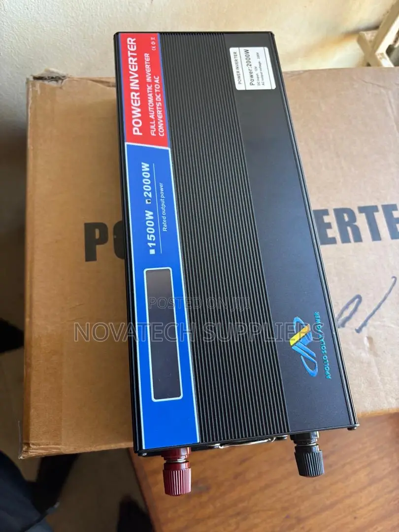 Apollo 2000w 12v Inverter – Smart Display Reliable Backup Power
