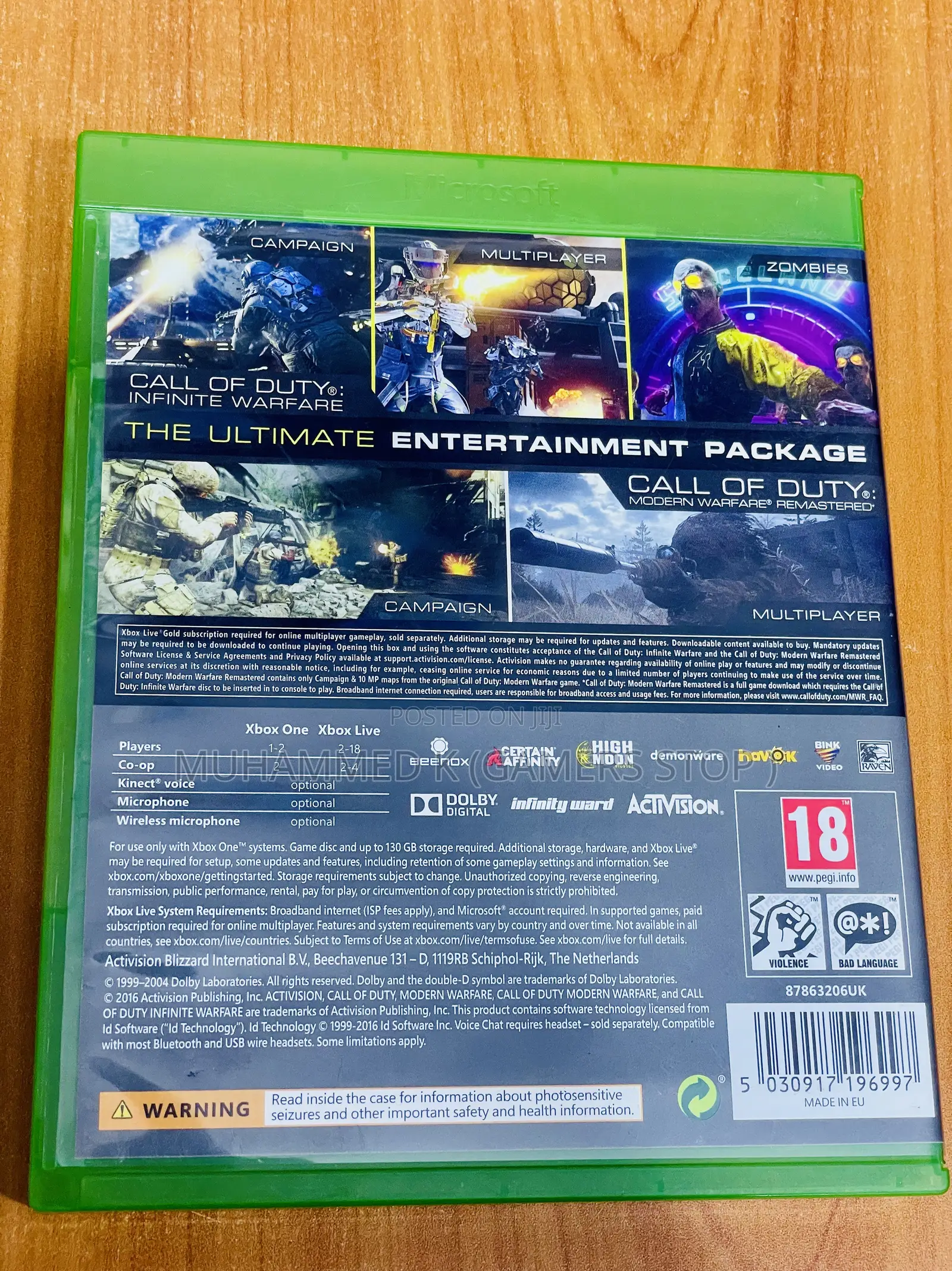 Call of Duty ( Infinite Warfare Modern Warfare)