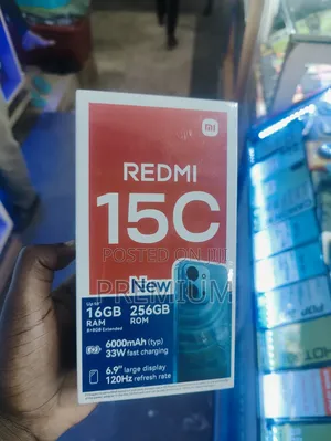 New Xiaomi Redmi 15C 4G 256 GB Black