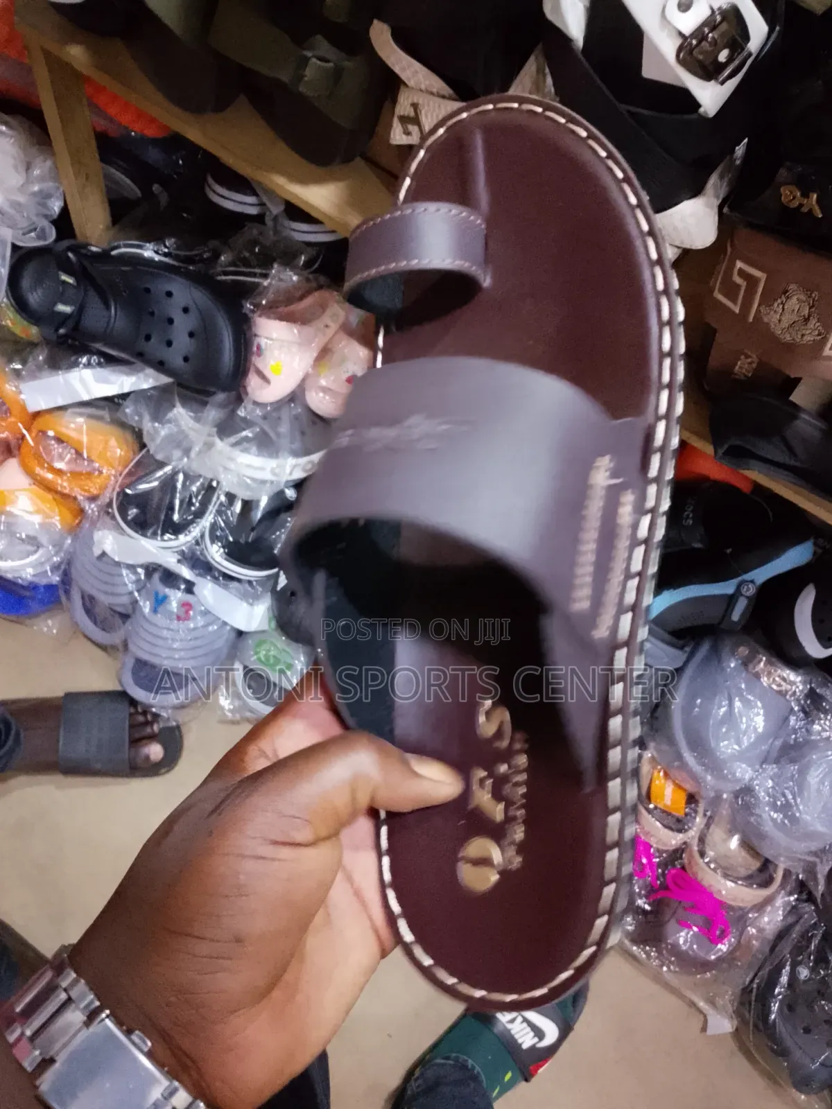 Open Shoe Gray Color