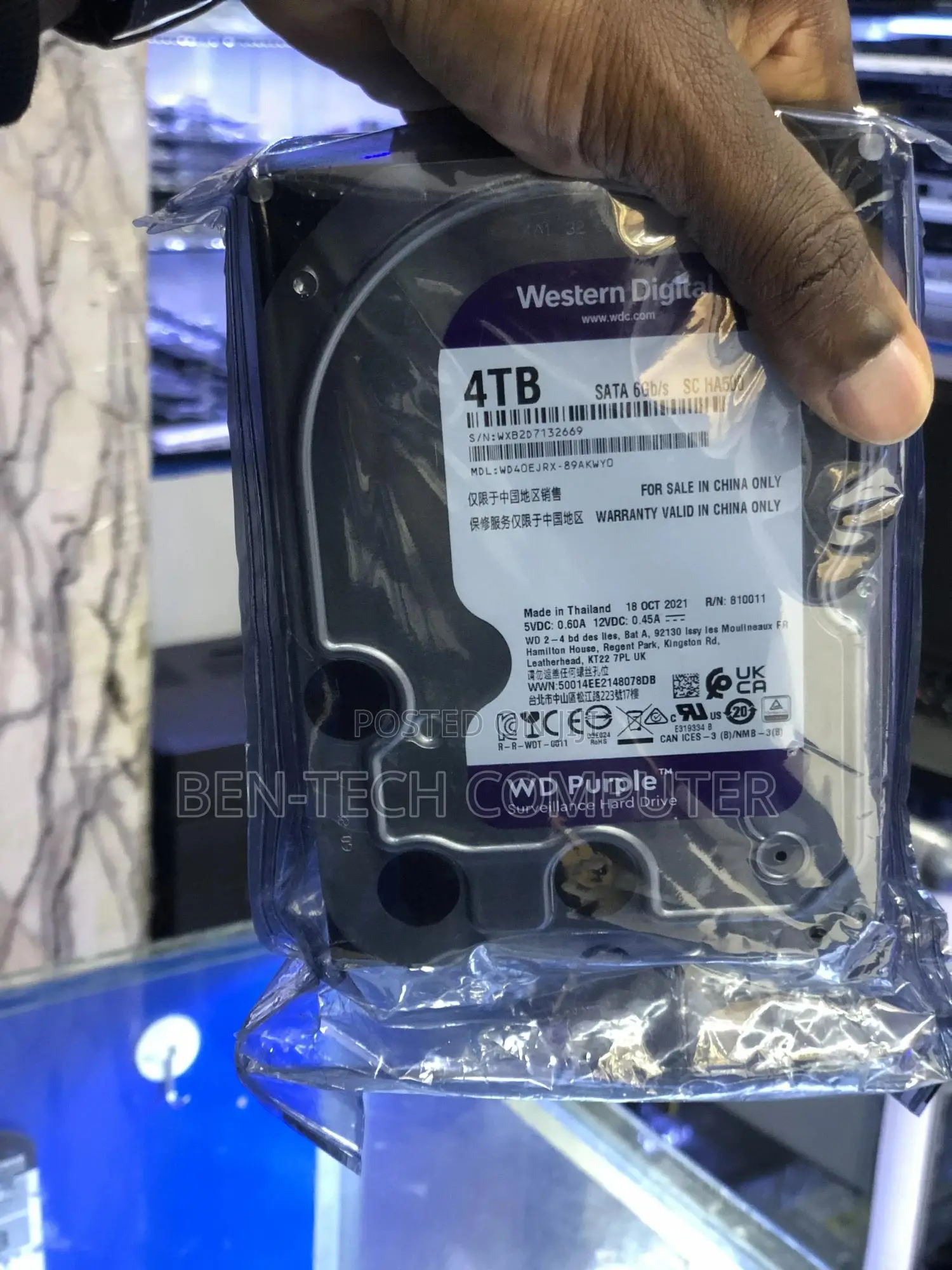 4tb Hard Disk Surveillance Sata