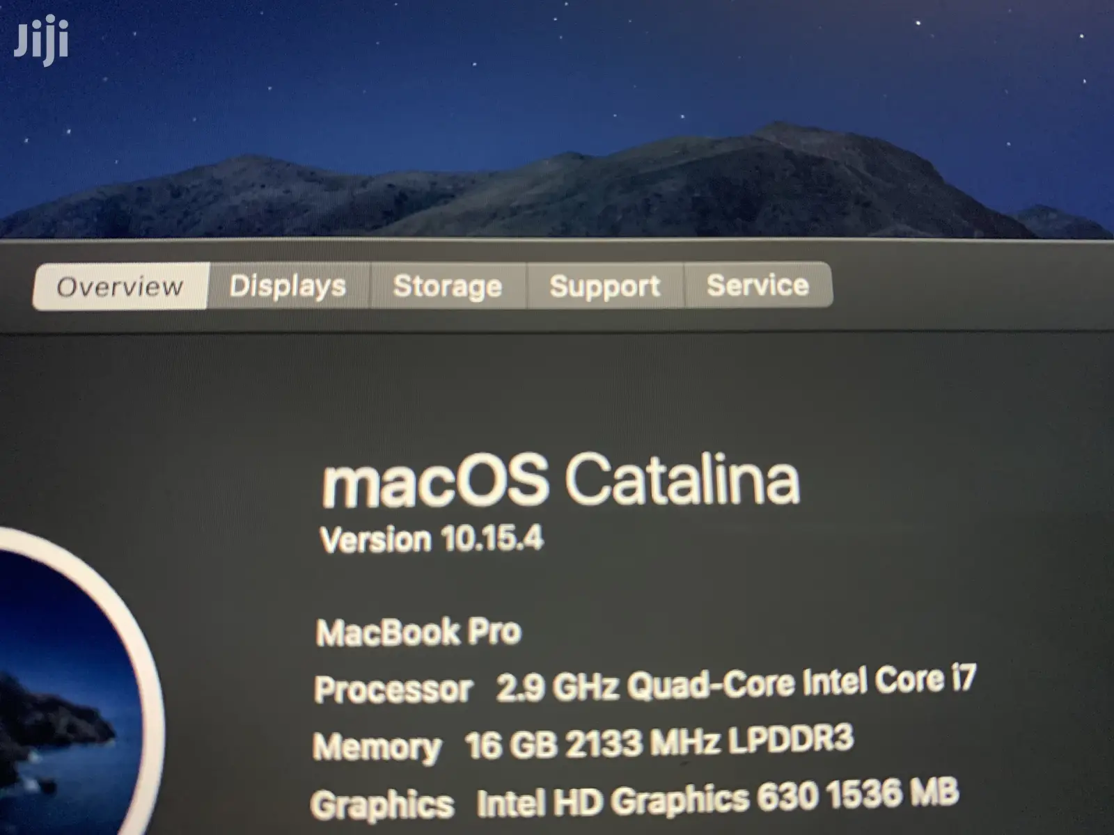 Laptop Apple MacBook Pro 16GB Intel Core i7 SSD 512GB