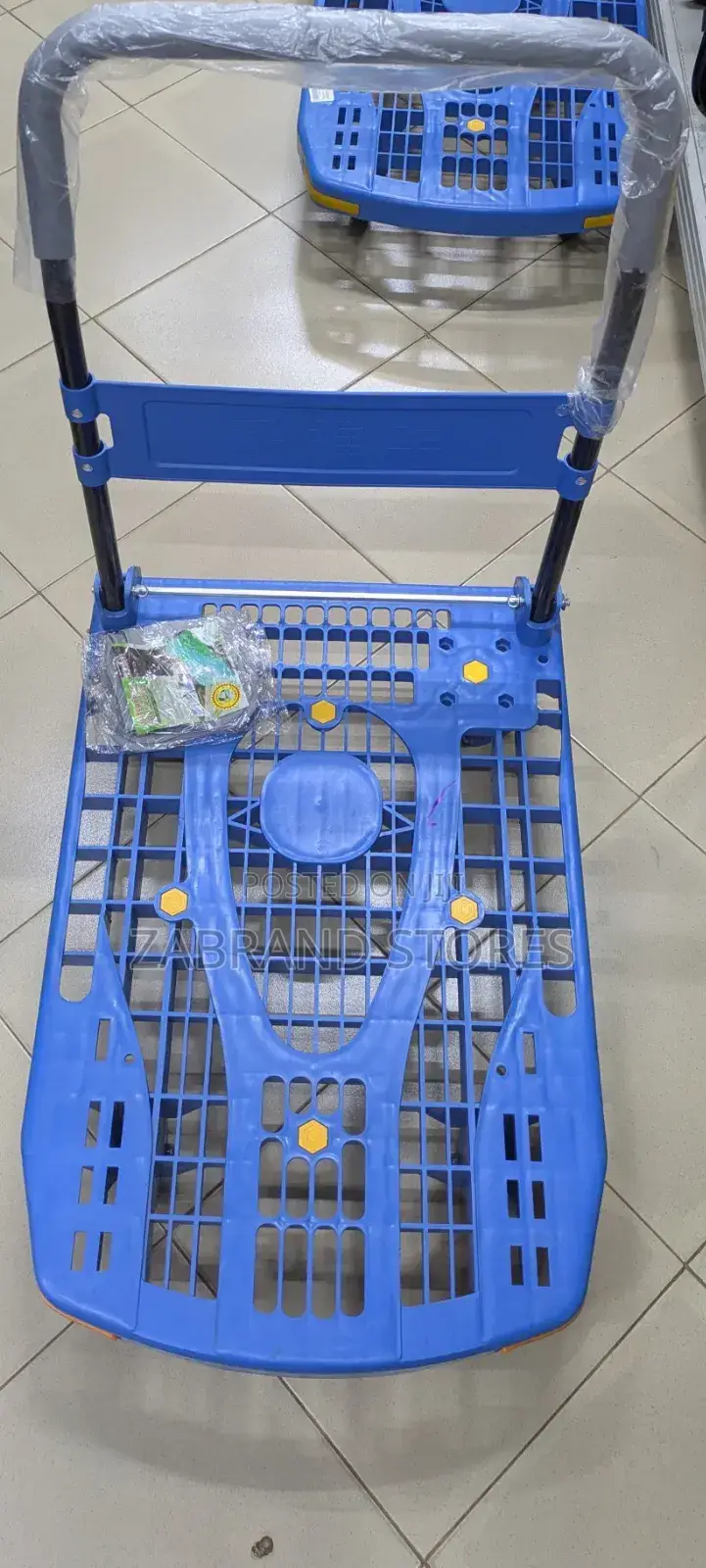 Foldable Plastic Platform Push Cart