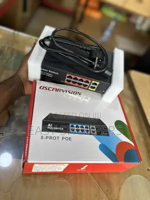 Oscarvision 8-Port Ai Poe Switch for Cameras