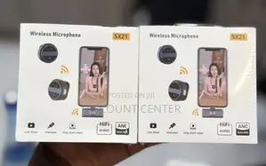 Sx21 Wireless Microphone, Anc 2 PCS Tie Collar Mic Portable