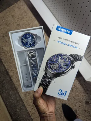 Men Round Smart Watch With Amoled Screen Display