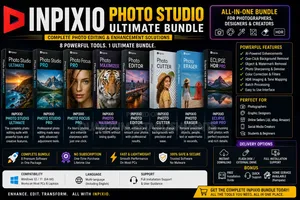 Inpixio Photo Studio Ultimate Bundle | Editor, Eraser, Hdr, Maximizer