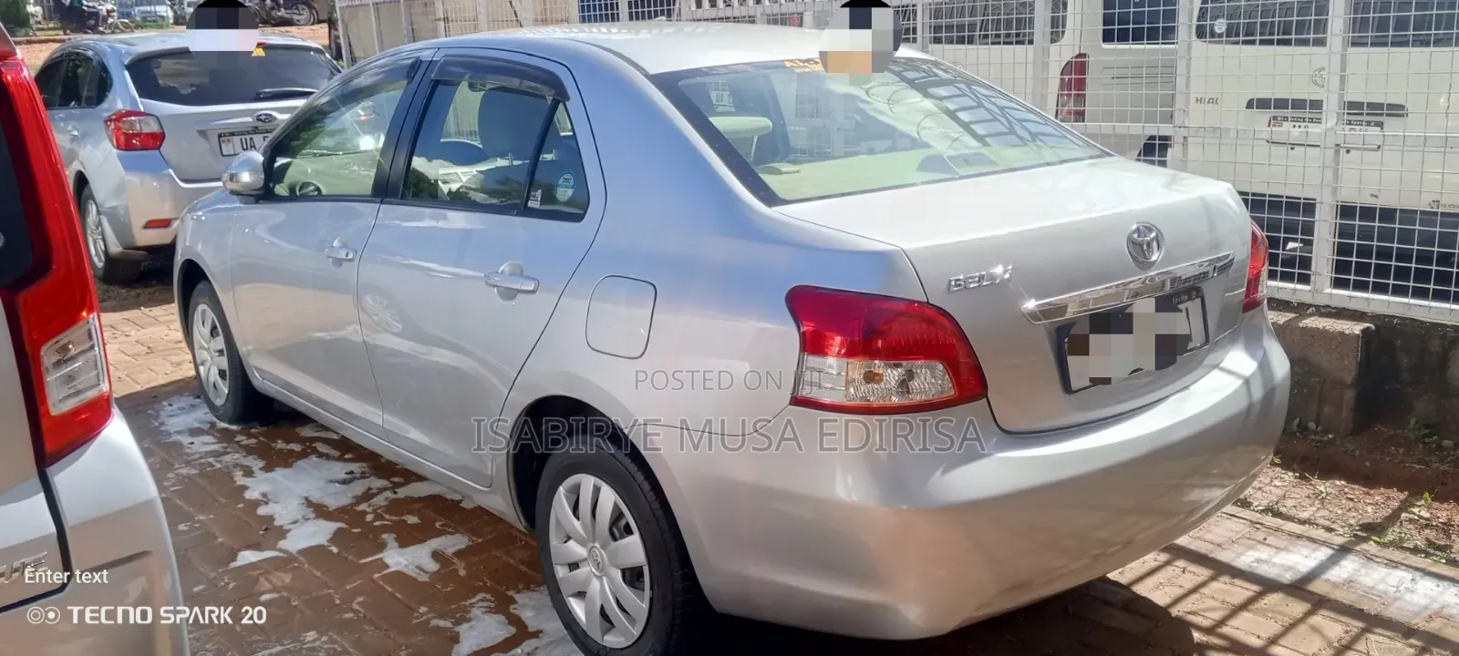 Toyota Belta 2014 Silver