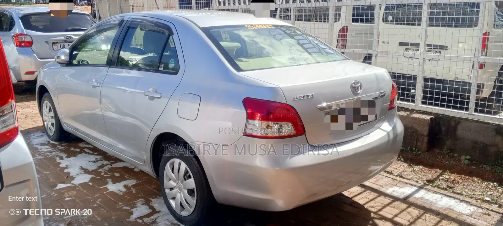Toyota Belta 2014 Silver