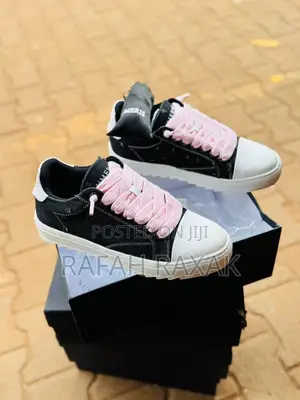 Pink Demin Numeris Atelier Low Top Sneakers