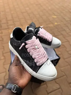 Pink Demin Numeris Atelier Low Top Sneakers
