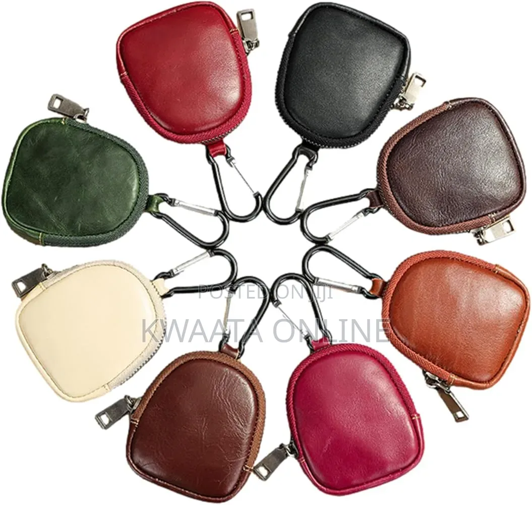 Coin Wallet Small Change Purse W/Key Ring Mini Storage Bag Pouch