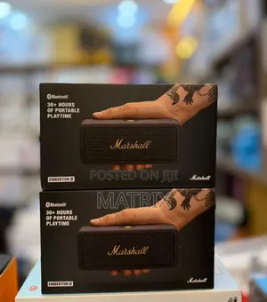 Marshall Emberton 2 Ii Portable Bluetooth Speaker, Black Brass