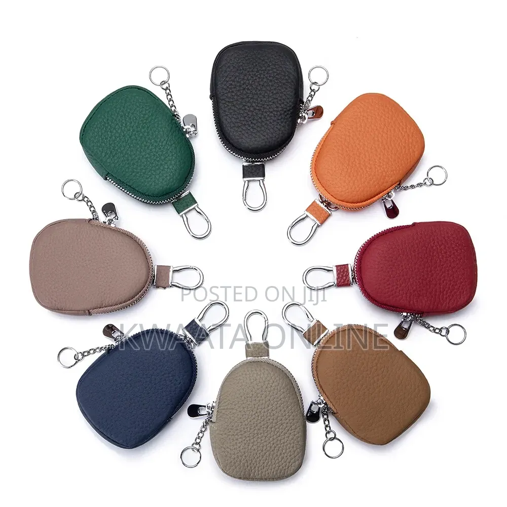 Coin Wallet Small Change Purse W/Key Ring Mini Storage Bag Pouch