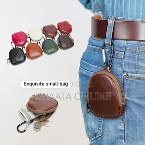 Coin Wallet Small Change Purse W/Key Ring Mini Storage Bag Pouch