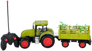 Kids Toy Remote Controlled Farm Tractor With Trailer