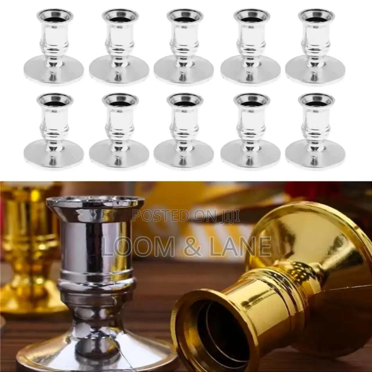 12pcs Fire Resistance Candle Holders