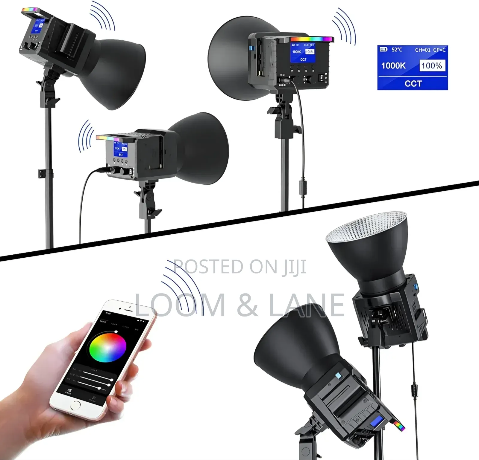 Sutefoto 100rgb Led Rechargeable Video Light.