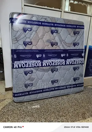 Double Layer Spring Mattress. 6*6*12inches.( Gray)
