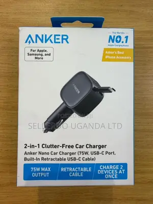 Anker 2-in-1 Clutter-Free Car Charger