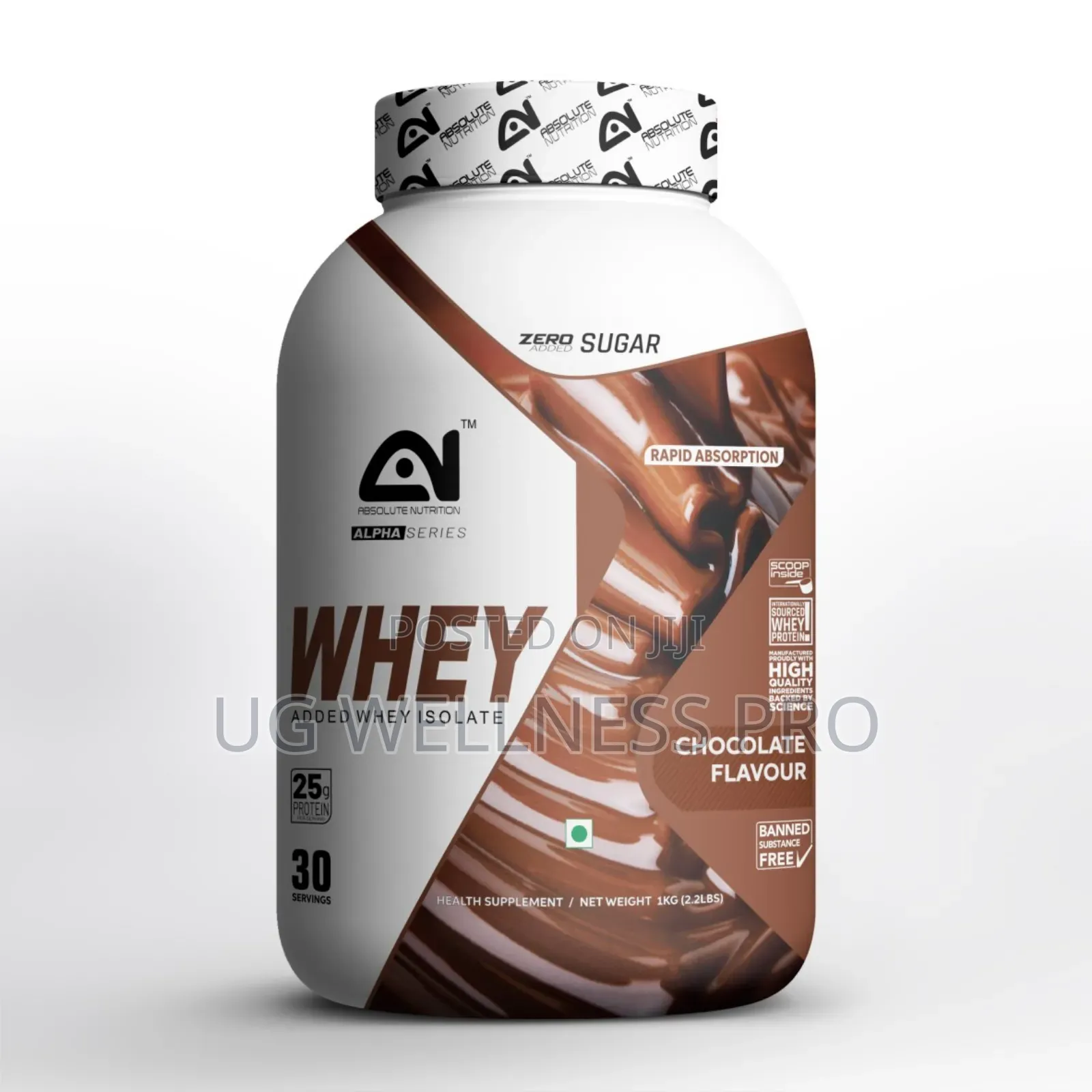 Absolute Nutrition Whey With Added Whey Isolate 1kg Vani or Choco