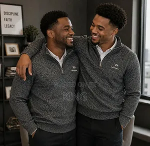 Futuristic Quarter Zip Sweater