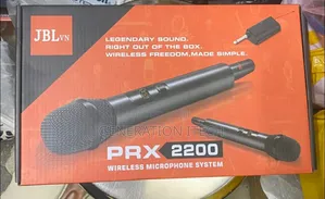 Promax PRX 2200 Wireles Microphone With Two Handheld Mics and Reciever
