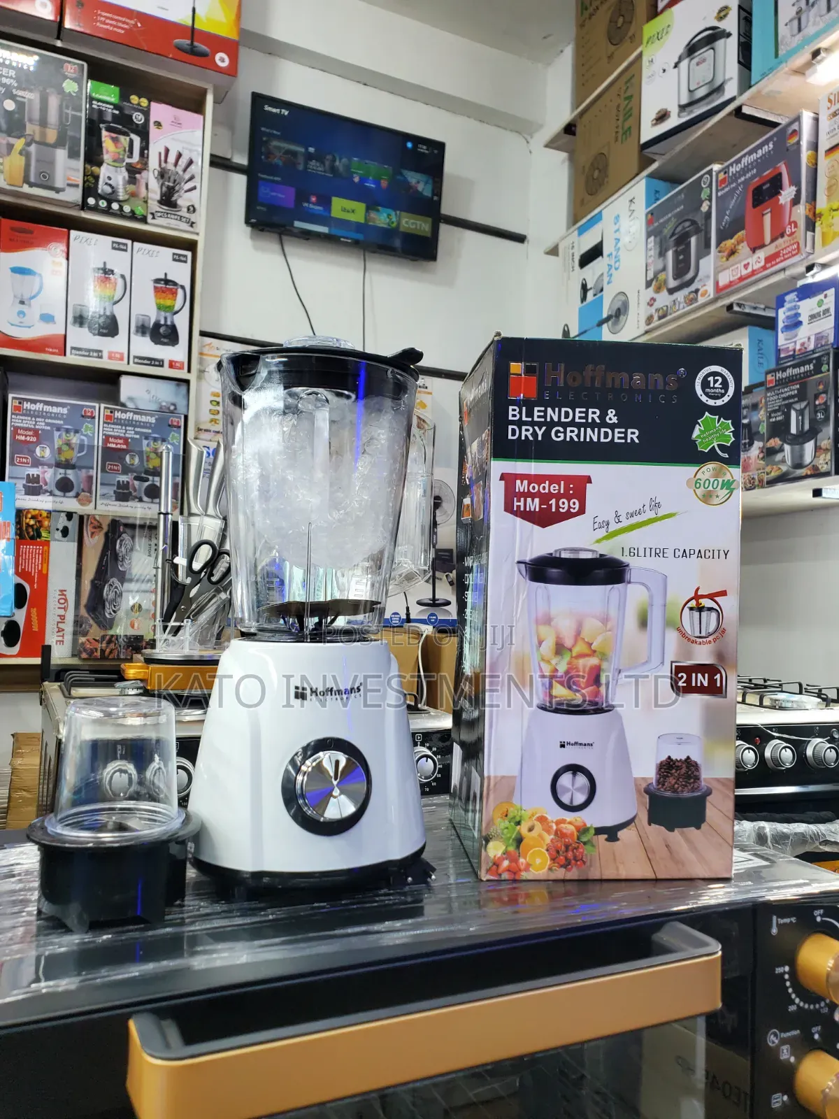 Electric Blender 2 in 1 Hoffmans Hm-199