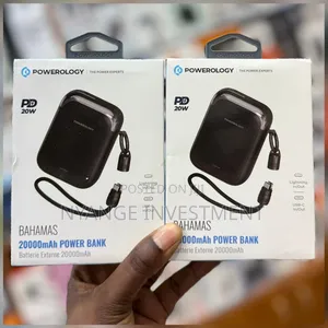 Powerology 20000mah With Pd22.5w Type C Power Bank. Power Bank