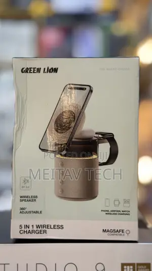 Wireless Charger With Integrated Bluetooth Speaker,