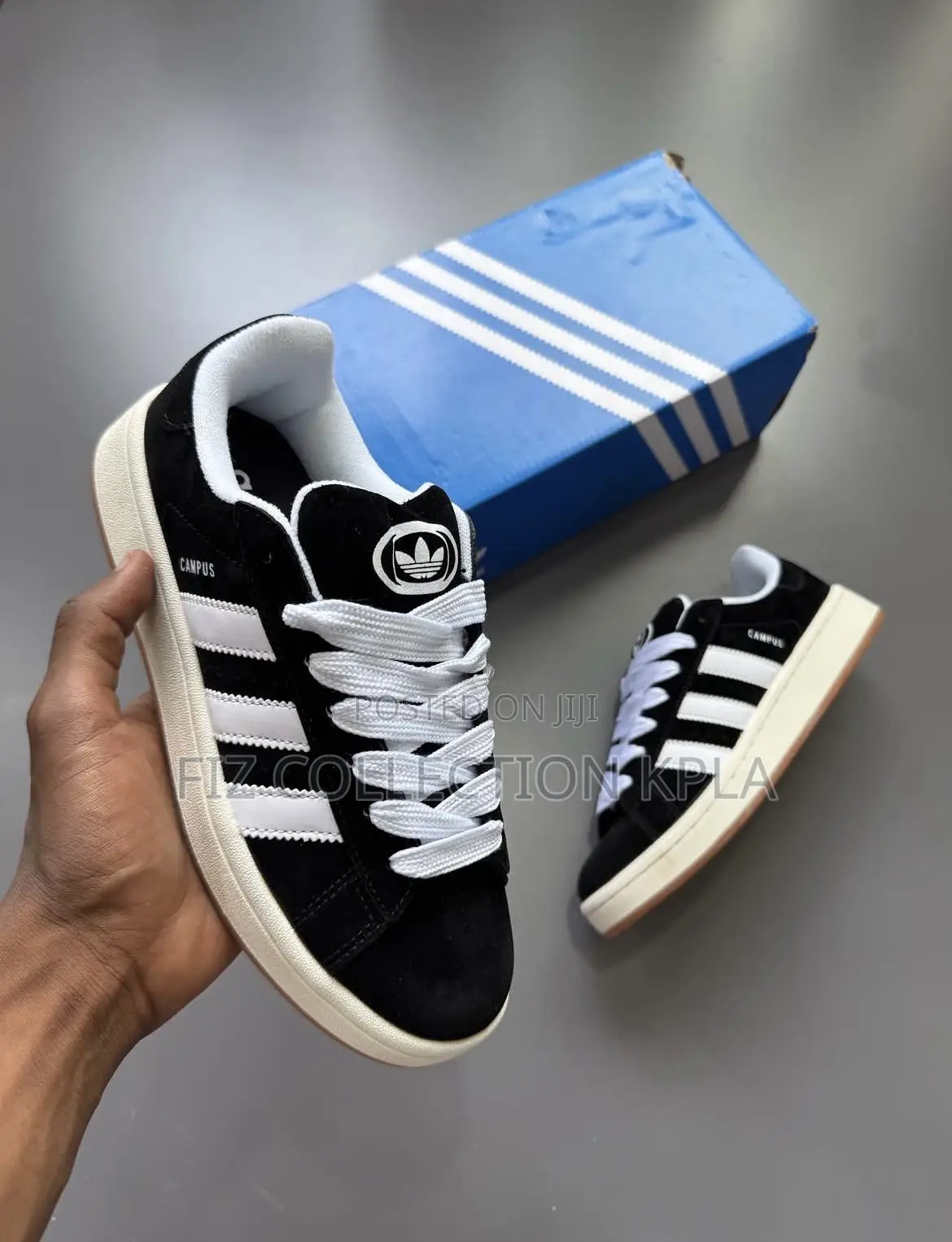 Adidas Campus “Noir Classic” Black/White