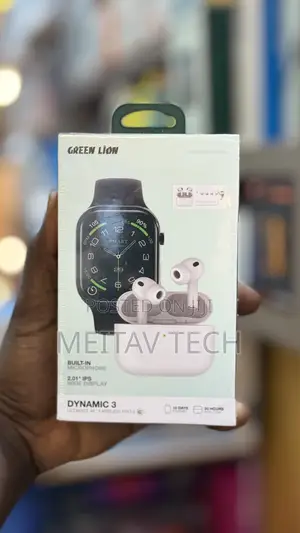 Dynamic 3 Duo Combo Pack Smart Watch With Airpods
