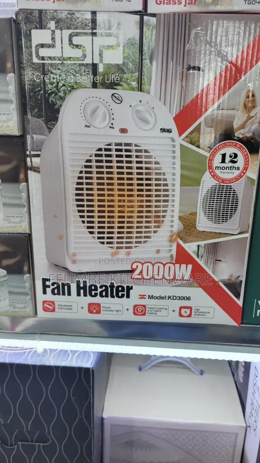 Room Fan Heater