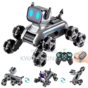 Robot Stunt Dog 8-wheel Rc Stunt Car | Gesture Control Intelligent Car