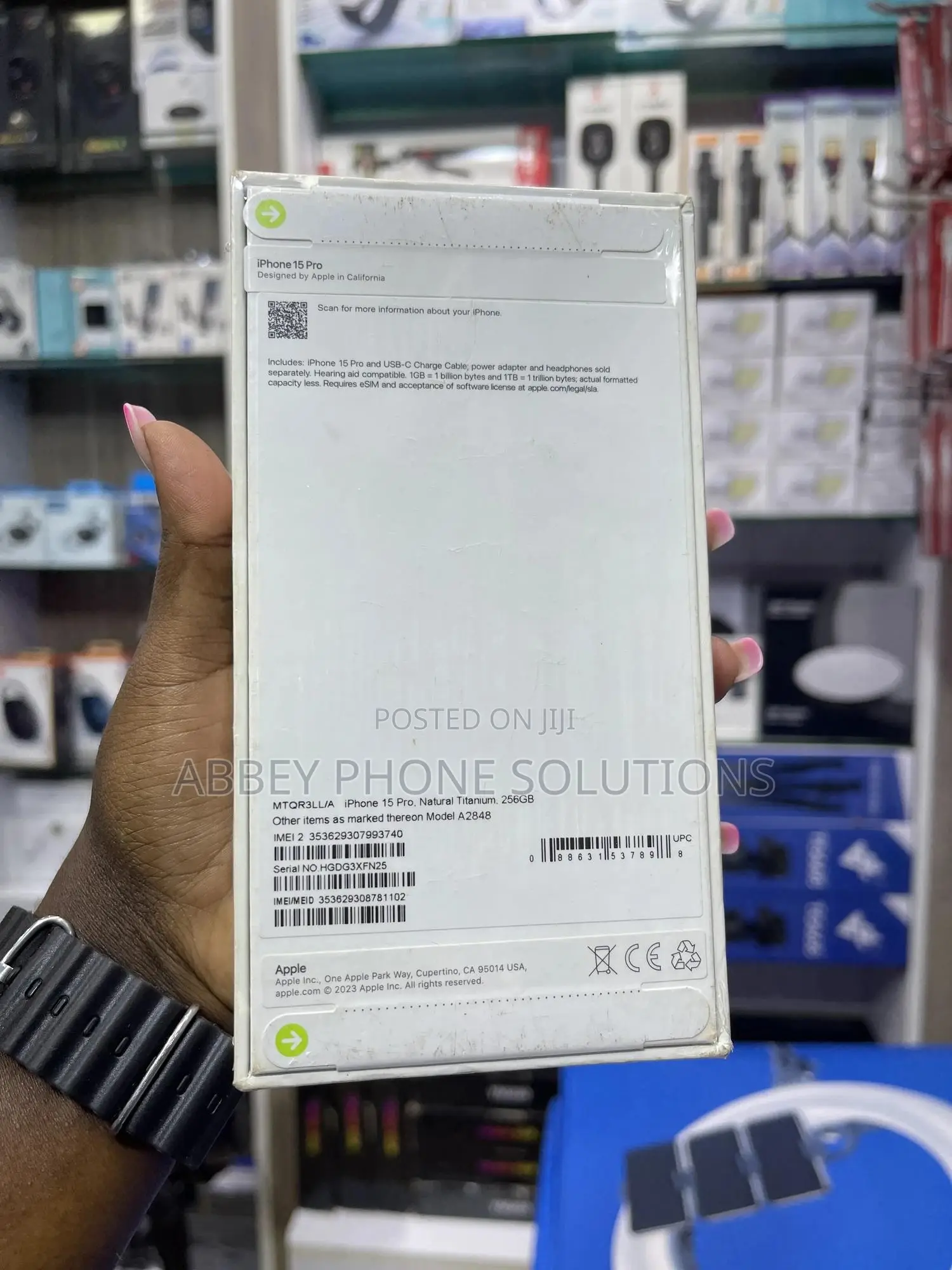 New Apple iPhone 15 Pro 256 GB Silver
